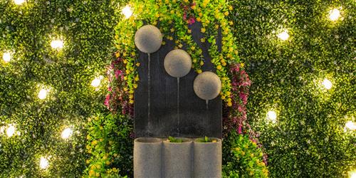 wellness center wall