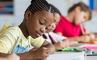 students testing